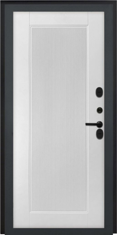 Входная дверь ДвериПРО Аура ПВХ 10мм Астрод Velutto Bianco DPRO196739 внутренняя сторона